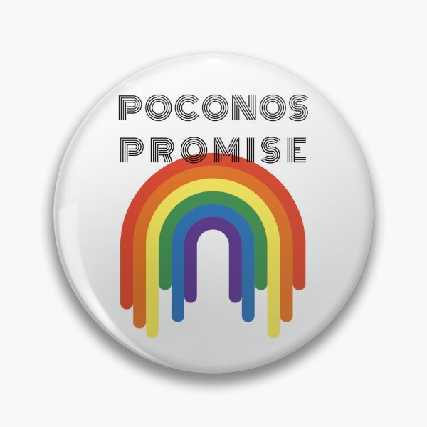Item preview, Pocono Promise Rainbow Dark Text designed and sold by PoconoPros.