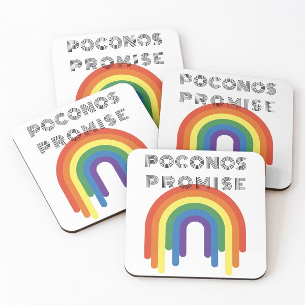 Item preview, Pocono Promise Rainbow Dark Text designed and sold by PoconoPros.