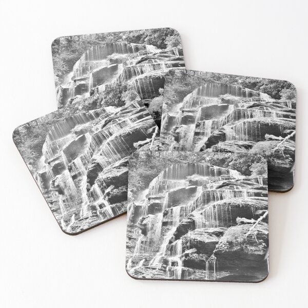 Item preview, Yellow Branch Falls Oconee County South Carolina Black And White designed and sold by LisaWootenPhoto.