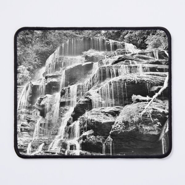 Item preview, Yellow Branch Falls Oconee County South Carolina Black And White designed and sold by LisaWootenPhoto.