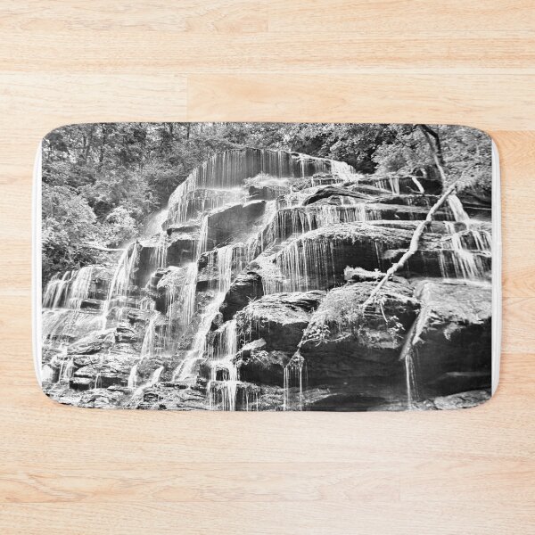 Item preview, Yellow Branch Falls Oconee County South Carolina Black And White designed and sold by LisaWootenPhoto.