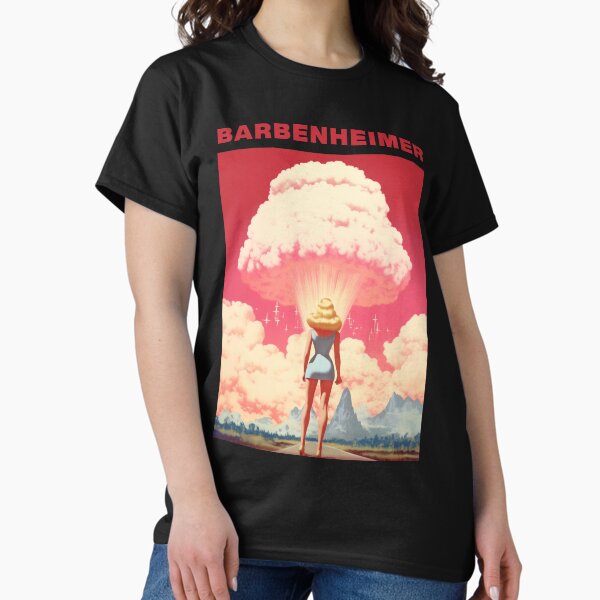 Artikel-Vorschau von BARBENHEIMER 2023, designt und verkauft von Retro Travel Design.