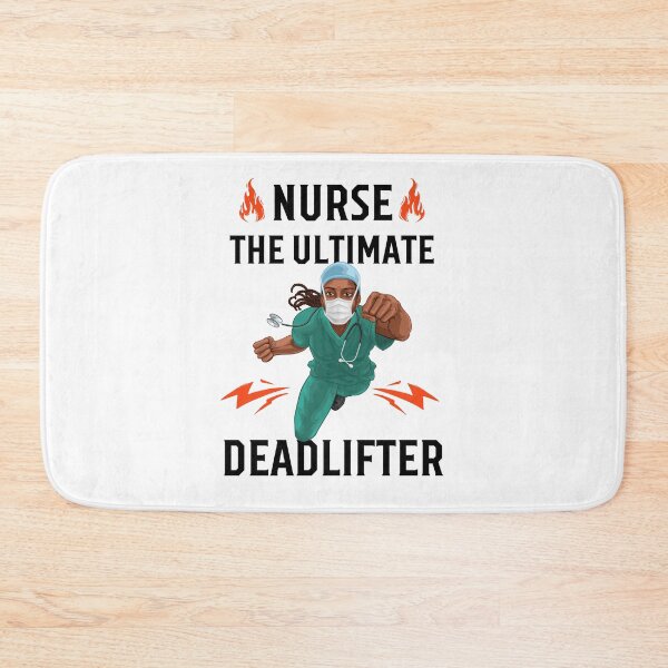 Item preview, Black Nurse Messy Bun Life, The Ultimate Dead Lifter designed and sold by ShopULove.