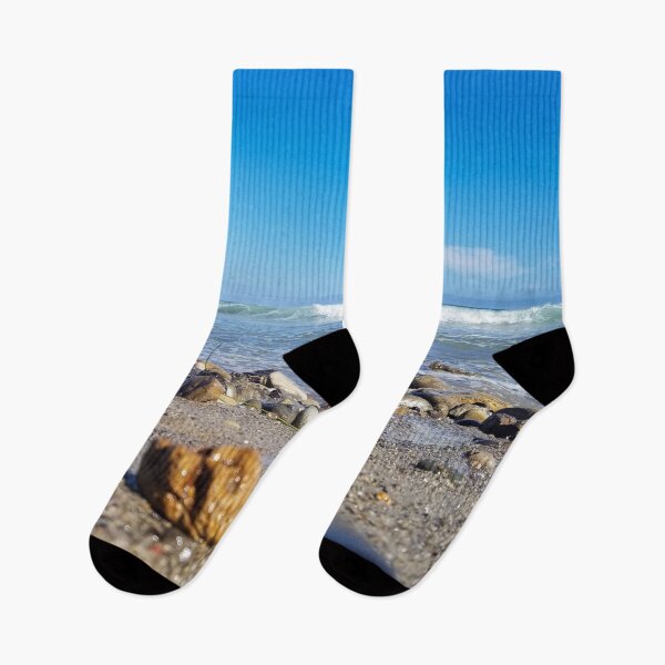 Item preview, Closeup on Waves and Pebbles at Malibu Beach designed and sold by sableandpalm.