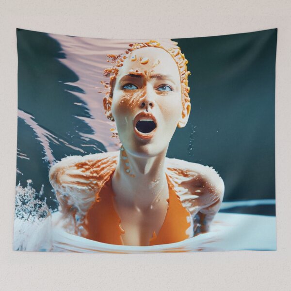 Item preview, The orange swimmer designed and sold by jsebouvi.