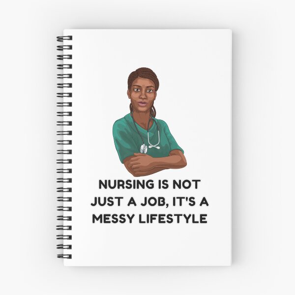 Item preview, Black Nurse Messy Bun Life, Nursing is not just a job, it's a messy bun lifestyle designed and sold by ShopULove.