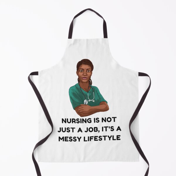 Item preview, Black Nurse Messy Bun Life, Nursing is not just a job, it's a messy bun lifestyle designed and sold by ShopULove.