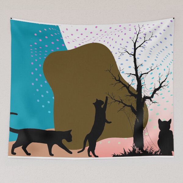 Item preview, 3 black cats designed and sold by Venezuelaaaaa.