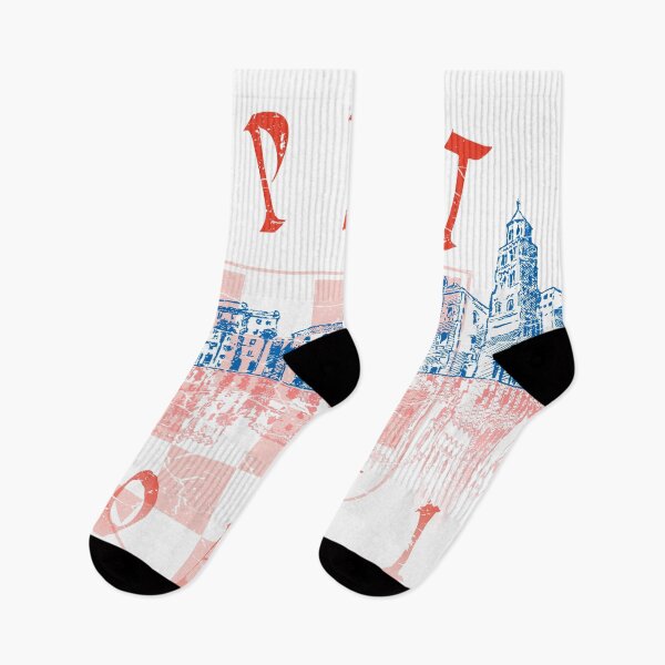 Item preview, Split skyline city Croatia flag colors grunge designed and sold by LumbardaDesigns.