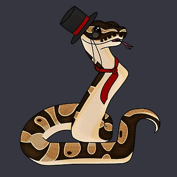 Artwork thumbnail, Dapper Ball Python by ceolsonart