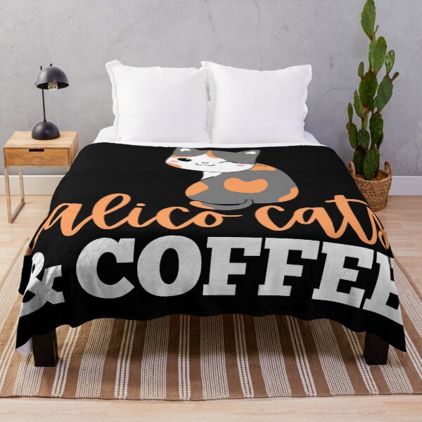 Item preview, Calico cats and coffee - the purrfect combination! designed and sold by EvergreenWhimsy.