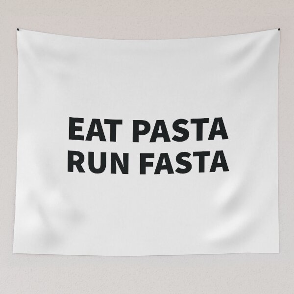 Item preview, Funny Running Eat Pasta Run Fasta designed and sold by RossDillon.