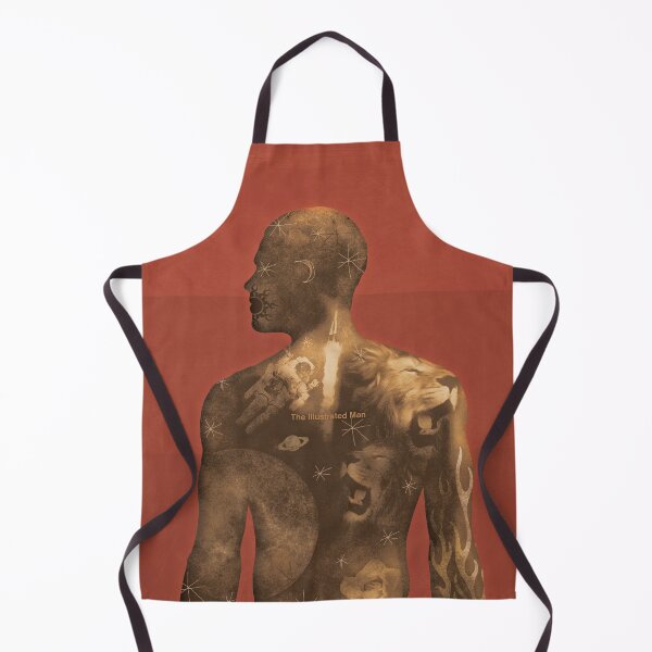 Item preview, The Illustrated Man - Ray Bradbury Sci Fi Literary Art for Book Lovers designed and sold by RedHillPrints.