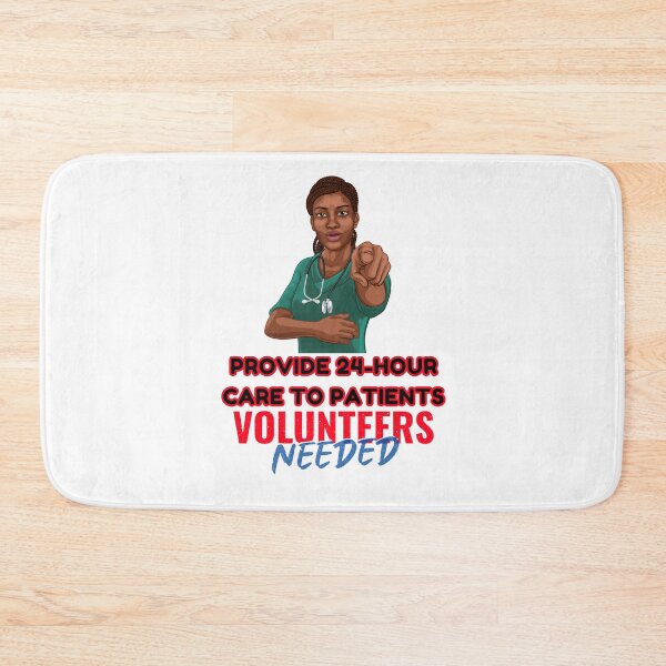 Item preview, Black Nurse Messy Bun Life, Volunteers Needed designed and sold by ShopULove.