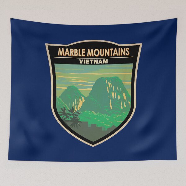 Item preview, Marble Mountains Vietnam Badge designed and sold by KrisSidDesigns.