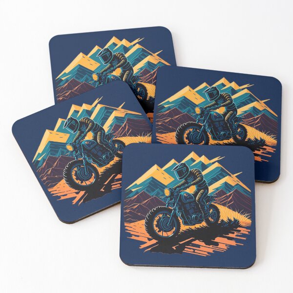 Item preview, Desert Thunder: Motorcycle's Thrilling Roar Across the Sands designed and sold by DesignArtEmpire.