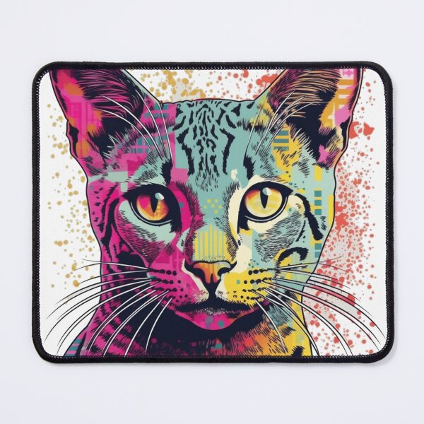 Item preview, Egyptian Mau Art: Affectionately Capture this Feline Lover's Passion for Art and designed and sold by DooodleGod.