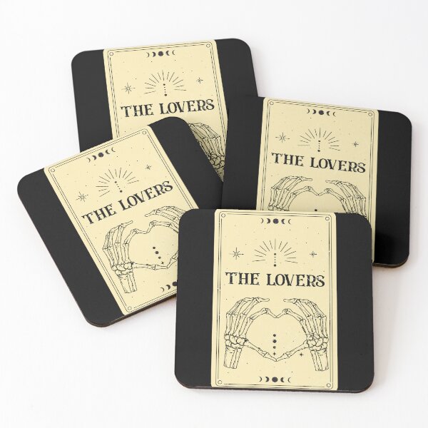 Item preview, The Lovers Hands Tarot Card Design  designed and sold by ArtMeetsPizza.