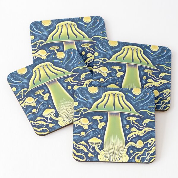Item preview, Mushrooms in the style of famous art No. 7 designed and sold by CRAFTER-MEDIA.