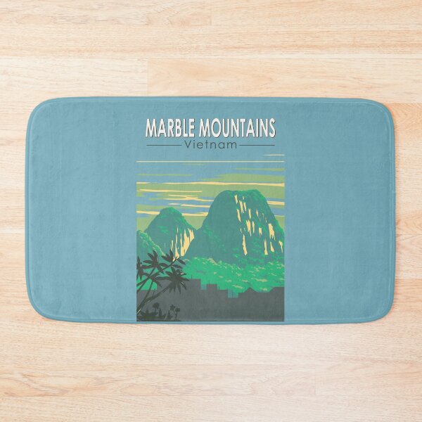 Item preview, Marble Mountains Vietnam Travel Art Vintage designed and sold by KrisSidDesigns.