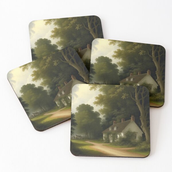 Artikelvorschau, Countryside Cottage Oil Painting entworfen und verkauft von RossWilson12.
