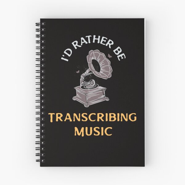 Item preview, Jazz Musician I'd Rather Be Transcribing T-Shirt, Guitar Sax Piano Bass Drum Player Transcription Tee, Music Teacher Student Gift Shirt designed and sold by jazznerdparade.