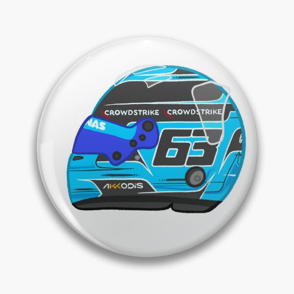 Item preview, George Russel 2023 Helmet designed and sold by OriDraws.