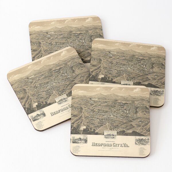 Item preview, Bedford City, Virginia (1891) designed and sold by allhistory.