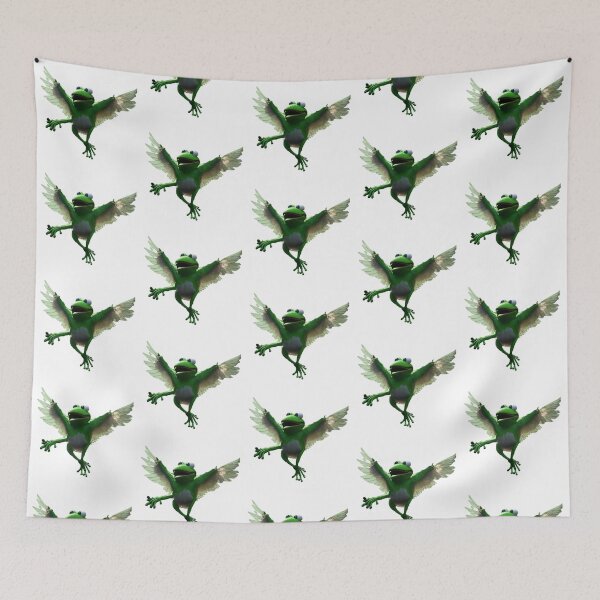 Aperçu de l'œuvre Grenouille Kermit aux ailes d'ange créée et vendue par ridhifashion.