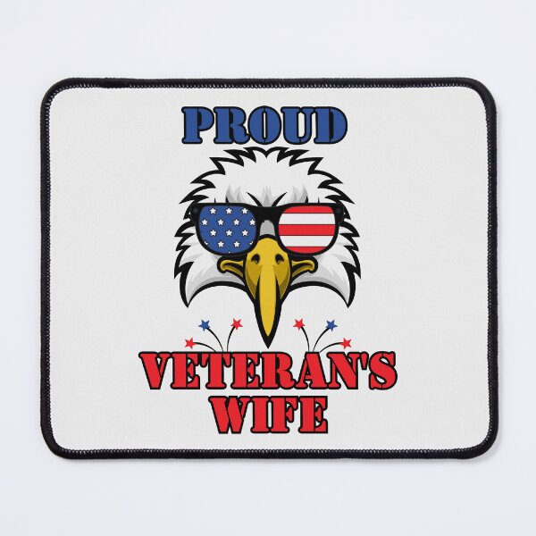 Item preview, Proud Veteran's Wife designed and sold by RockBeeDesigns.
