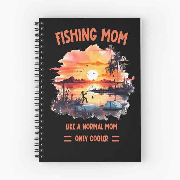 Item preview, Fishing Mom Like a Normal Mom Only Cooler designed and sold by SunnyFunnyArt.