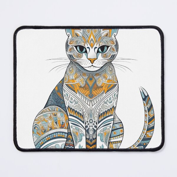 Item preview, Egyptian Mau Jewelry - Hand-Drawn Whimsical Design for Feline designed and sold by DooodleGod.