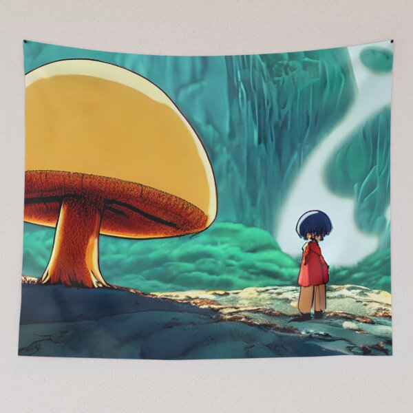 Item preview, Mushrooms in the style of famous art No. 9 designed and sold by CRAFTER-MEDIA.