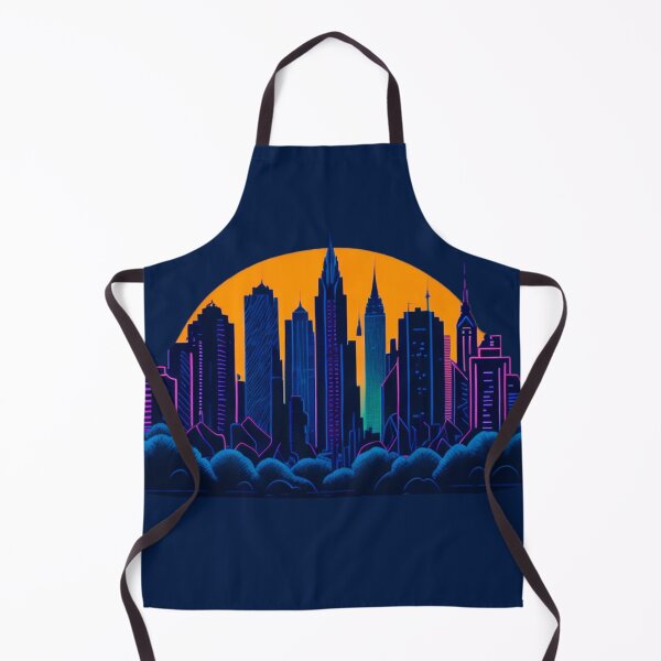 Item preview, River of Lights: Neon-Lit Cityscape Creating a Mesmerizing Reflection designed and sold by DesignArtEmpire.