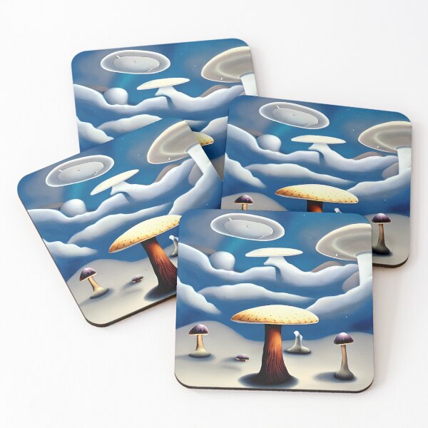 Item preview, Mushrooms in the style of famous art No. 10 designed and sold by CRAFTER-MEDIA.
