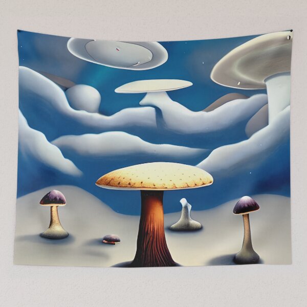 Item preview, Mushrooms in the style of famous art No. 10 designed and sold by CRAFTER-MEDIA.