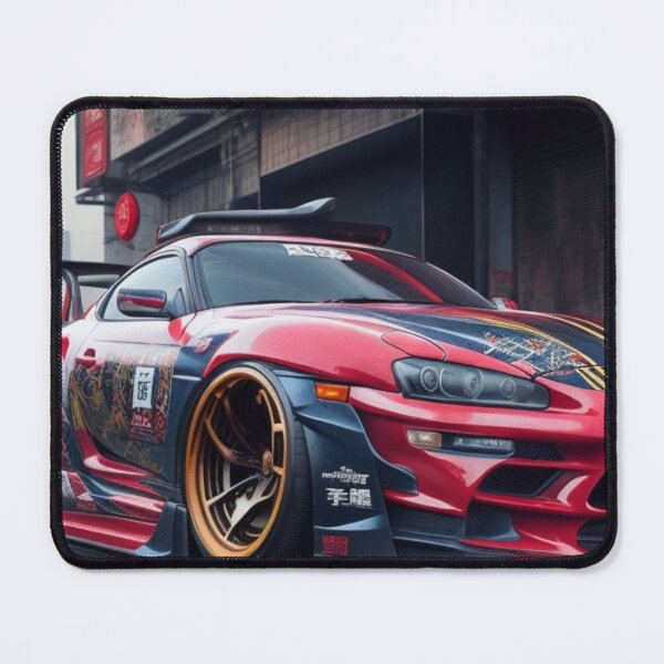 Item preview, Chinese cyberpunk city, red Toyota supra designed and sold by mikaws.