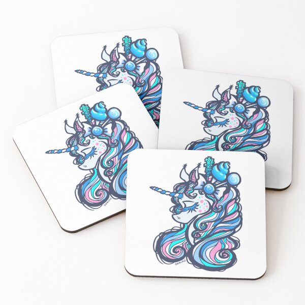Item preview, Blue Sugar Rush Unicorn designed and sold by GwynJohnsonzx.