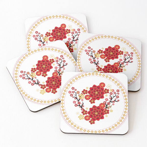 Item preview, Cherry Red Blooms Unleashing the Power of Red Sakura designed and sold by Sirakan.