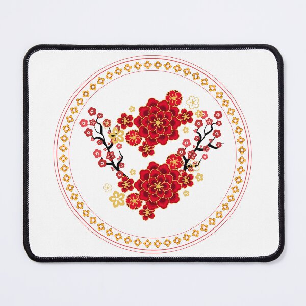 Item preview, Cherry Red Blooms Unleashing the Power of Red Sakura designed and sold by Sirakan.
