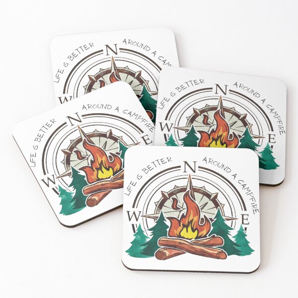 Item preview, Life is Better Around A Campfire designed and sold by SapphireCompass.