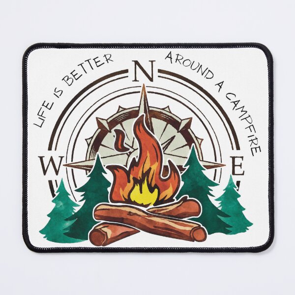 Item preview, Life is Better Around A Campfire designed and sold by SapphireCompass.