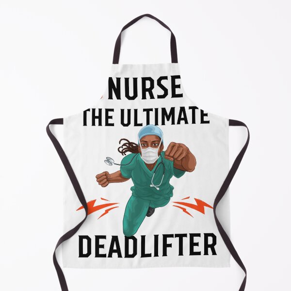 Item preview, Black Nurse Messy Bun Life, The Ultimate Dead Lifter designed and sold by ShopULove.