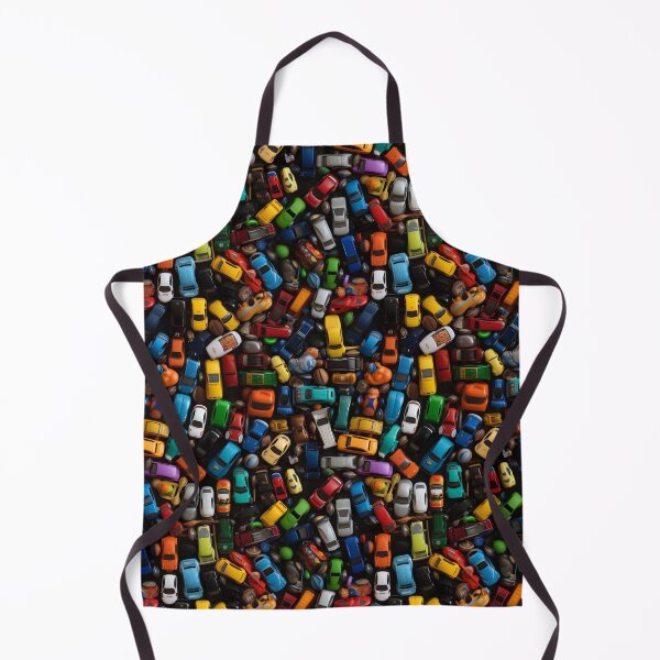 Item preview, Car Toys in Different Colors Seamless Pattern designed and sold by EvgeniiaSim.