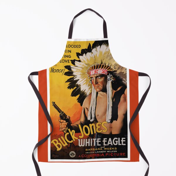 Item preview, White Eagle 1932 Movie Poster: Vintage Western Art Print Embracing Frontier Heroism designed and sold by PosterForever.