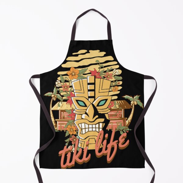 Item preview, Tiki Life Tropical Tiki Design Tiki Art Tiki Design designed and sold by CattlettArt.