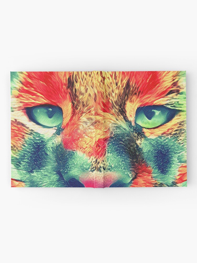 Alternate view of Artificial neural style wild cat Hardcover Journal