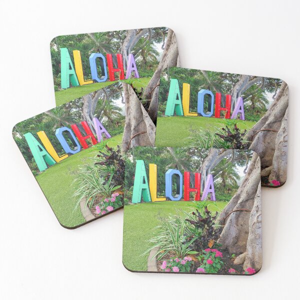 Item preview, Aloha Wailea Courtyard designed and sold by sableandpalm.