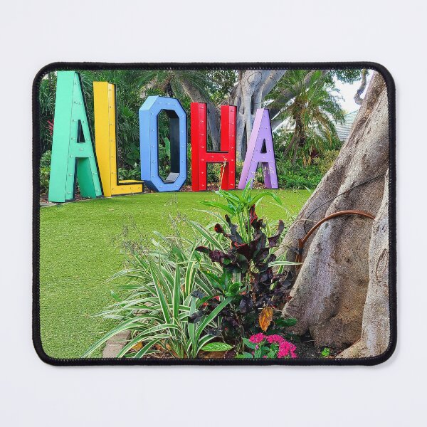 Item preview, Aloha Wailea Courtyard designed and sold by sableandpalm.