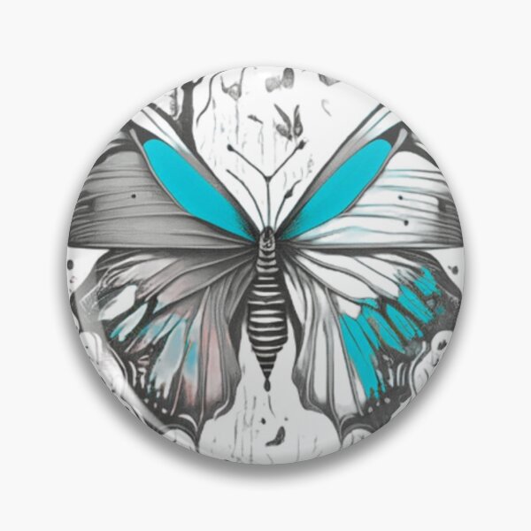 Item preview, Unique colorful butterfly with black and white forest background designed and sold by ridhifashion.